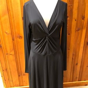 DNKY black basic dress